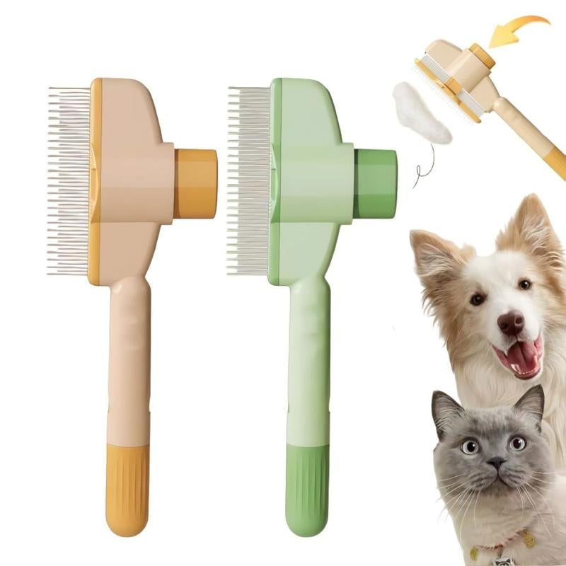 2 Pack Stainless Steel Pet Comb for Dogs and Cats 